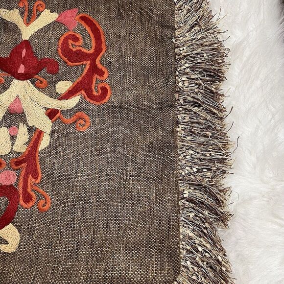 Decorative Brown/Rust Pillow Covers for sofa 20x20 set of 2 - Picture 6 of 10